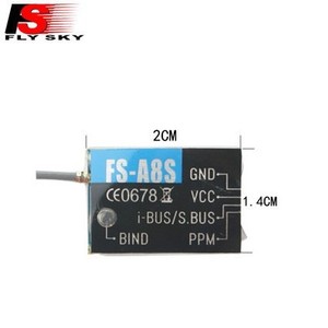 Receptor Flysky Fs A8s de 8 Canales 2.4G PPM IBUS SBUS para Modelos RC - Product Image 3