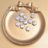 Perles baroques en vrac de haute qualité sans trou, perles d'eau douce en forme de fleur irrégulière de culture naturelle (AB2038), vente en gros