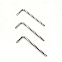 Direct usine 45 #   Clé hexagonale à embout sphérique en acier allié T6 T10 T15 T20 S2 nickelé M2 M2.5 M3 M4 M5 M6 M7 M8 M10