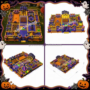 <span class=keywords><strong>Parque</strong></span> <span class=keywords><strong>de</strong></span> Diversiones Inflable con Temática <span class=keywords><strong>de</strong></span> Halloween, Casa <span class=keywords><strong>de</strong></span> Brinco Inflable, Pista <span class=keywords><strong>de</strong></span> Obstáculos, Tobogán, Cancha <span class=keywords><strong>de</strong></span> Baloncesto, <span class=keywords><strong>Parque</strong></span> <span class=keywords><strong>de</strong></span> Atracciones Inflable - Product Image 2