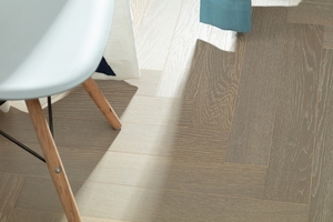 Parquet en bois massif de luxe en chêne, design chevrons en chêne blanc, parquet <span class=keywords><strong>Versailles</strong></span> pour bâtiments résidentiels - Product Image 2
