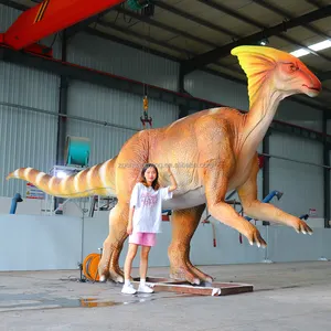 Animatronic robot silicone rubber skin surface waterproof dinosaur outdoor playground park project application