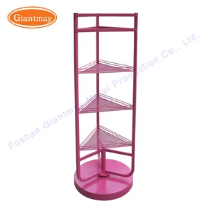 360 Rotating Triangle Free Standing Spinning Display Rack For Nail Polish