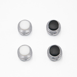 Boucle à ressort en plastique transparent 16MM blanche et noire pour la fixation des lacets de chaussures, la serrage des jambes de pantalons décontractés et les accessoires de sac - Product Image 2