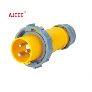 AJCEE 16A 2P+E 110V industrial plug ip44 with CE