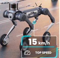 Robot chien quadrupède à roues Unitrees B2 B2-W, protection IP67, mode hybride roue-jambe, charge utile lourde, industriel, en stock