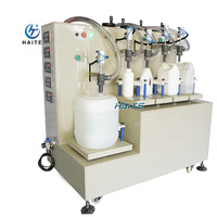 Remplisseur d'eau de Javel semi-automatique Agent chimique anti-corrosif nettoyant tambour bouteille machine de remplissage plastique liquide acide de chlore