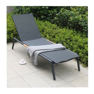 Tumbonas de Lujo de Aluminio y Madera de Teca, Paquete Pequeño, Modernas, Metálicas, para Villa, Hotel, Jardín, Playa, Piscina - Product Image 2