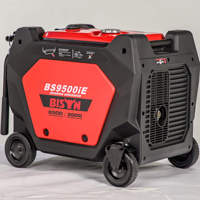 Générateur d'urgence portable à essence BISON (CHINE) monophasé 220V 194F 18 CV 8 kVA refroidi par air 50 Hz pour usage commercial