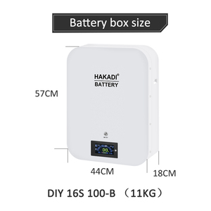 Envío Gratis Batería LiFePO4 de 5kWh 51.2V100AH de Grado A Montada en Pared con BMS JK de Balance Activo CAN para Uso Doméstico de 100LA - Product Image 2