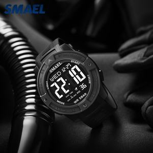 SMAEL 8126 นาฬิกาดิจิตอลโครโนกราฟสำหรับผู้ชายพร้อมปฏิทิน สายพลาสติก กันน้ำ 5BAR หน้าปัดเรืองแสง ดีไซน์แฟชั่น - Product Image 1