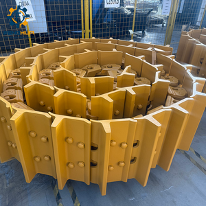 חלקי מרכב תחתון לדחפור D6R D6H <span class=keywords><strong>D6T</strong></span>, שרשרת 45 חוליות איכותית, מחיר מפעל, קבוצת שרשרת זחל - Product Image 4