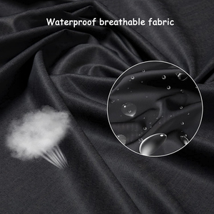 Mantella da Barbiere Professionale <span class=keywords><strong>Unisex</strong></span> con Bottoni a Pressione Regolabili, Logo Personalizzabile, Nera, per Salone di Bellezza e Parrucchiere - Product Image 5