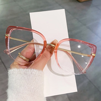 Lunettes à monture complète anti-lumière bleue à changement de couleur pour femmes, montures européennes tendance à couleurs contrastées WENDUO F190
