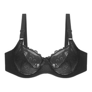 Soutien-gorge à armatures en dentelle pour femmes rondes, <span class=keywords><strong>grande</strong></span> taille, <span class=keywords><strong>section</strong></span> fine, Europe et Amérique - Product Image 3