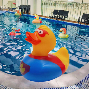 Canards en caoutchouc qui couinent de 3,54 pouces, jouets de bain pour la douche, décorations pour tableau de bord de voiture, cadeaux de fête d'anniversaire et cadeaux amusants - Product Image 3