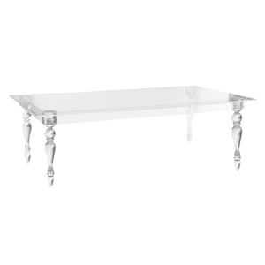 Acrylic <strong>Rectangular</strong> <strong>Long</strong> <strong>Table</strong> for Wedding - Product Image 1
