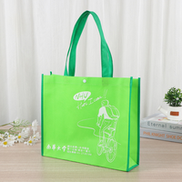 Sac fourre-tout en non-tissé avec fermeture à bouton-pression, bonne impression, meilleure capacité de charge, couture