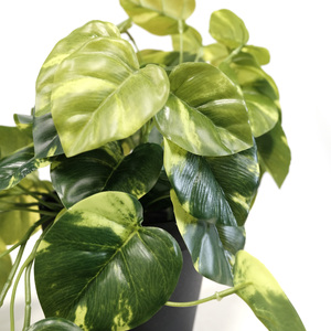 Plantes artificielles suspendues Pothos de 90 cm en gros avec pot, fausse vigne de lierre, feuillage tombant pour mur, plafond, mariage, jardin, décoration intérieure - Product Image 3