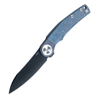 Couteaux de survie auto-développé Portable m390 lame Flipper TC4 poignée EDC cadre verrouillage couteau pliant