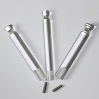 Supports en acrylique réutilisables pour présentoir optique, supports en lucite transparents pour fixation murale, panneau à broches