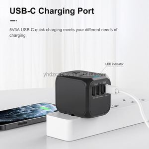 EU UK AU USA Multi-port Fast <b>Charging</b> Head Universal Country Travel <b>Adapter</b> Android Phone AC Converter - Product Image 5