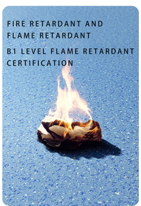 Rouleau de revêtement de sol en vinyle PVC commercial anti-dérapant <span class=keywords><strong>prix</strong></span> d'usine de traitement de surface de <span class=keywords><strong>parquet</strong></span> blanc coloré pour les hôpitaux et les bureaux - Product Image 2