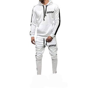 Traje de chándal para hombre, traje de chándal de invierno de manga larga con cremallera de Color personalizado - Product Image 5