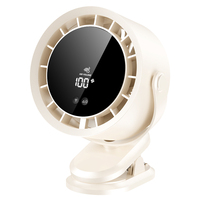 Nouveau ventilateur à pince 2026, vent puissant, super silencieux, rechargeable par USB, grande capacité, idéal pour dortoirs d'étudiants et utilisation au lit