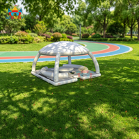 Plateforme flottante commerciale gonflable en PVC 4x4M pour bar, parasol et piscine – Grande Vente