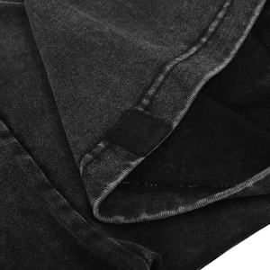 OEM Fabricante Streetwear Vintage Ácido Lavado 280 Gsm Camiseta Gráfico Mock Neck Camisetas gruesas para hombres - Product Image 5