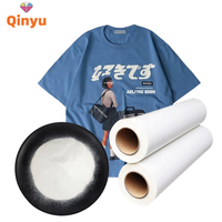 Poudre TPU Qinyu pour imprimante jet d'encre DTF, poudre thermofusible pour machine d'impression DTF