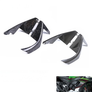 Carénage latéral avant 100 % fibre de carbone sèche 3K pour Kawasaki ZX-10R 2021+ – Cache décoratif latéral - Product Image 1