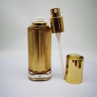 Envase redondo de acrílico de 15mL, 30mL, 50mL, 80mL, 120mL para esencia, loción, tónico, cosméticos de alta gama para el cuidado de la piel.