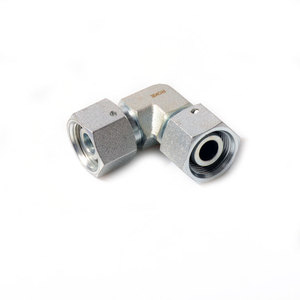 Raccord de tuyauterie hydraulique ROKE, coude à 90 degrés en acier au carbone, connecteur à manchon conforme à la norme ASME - Product Image 1