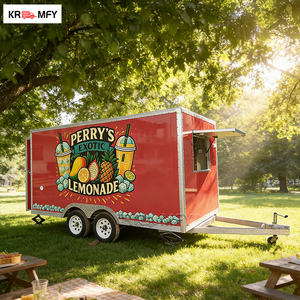 Remolque de Comida Móvil Cuadrado Certificado por CE DOT, de Acero Inoxidable, Aluminio y Fibra de Vidrio, Totalmente Equipado para Hot Dogs y Hamburguesas - Product Image 2