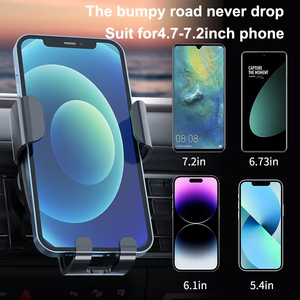 Alta calidad Nice Rates Triangle Fix protección de silicona artesanía resistencia a la vibración agarre de una mano soporte para teléfono móvil para coche - Product Image 6