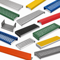 Marchepieds en tôle estampée sur mesure, antidérapants, en aluminium ou acier, colorés (jaune, vert, rouge), fabrication OEM