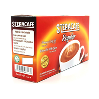 Café 3 en 1 Prix de fabrication Paquet compétitif 24 boîtes/Carton Steppacafe Café instantané régulier 3 en 1 Vietnam OEM/ODM