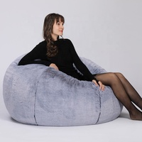 Schaum füllung komprimiert bequeme benutzer definierte große Stuhl Glück Sitzsack Sitzsack Einzels ofa