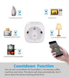 MT-EU Matter <b>Smart</b> <b>Plug</b> WIFI Socket Homekit Alexa Google Home European Standard Overload Protection Energy Meter - Product Image 3