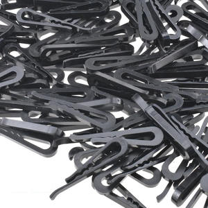 2inch/50mm <span class=keywords><strong>Pince</strong></span> crocodile en forme de U en plastique noir <span class=keywords><strong>Pince</strong></span> à linge pour tissu <span class=keywords><strong>Pince</strong></span> à vêtement pliable pour chemise avec dents pour la <span class=keywords><strong>couture</strong></span> de chaussettes - Product Image 5