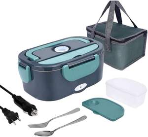 กล่องข้าวพกพาขนาด 1.5 ลิตร สำหรับรถยนต์/รถบรรทุก/บ้าน ใช้ไฟ 12V/24V/110V/220V สำหรับอุ่นอาหาร ใช้ในออฟฟิศ/ครัว - Product Image 1