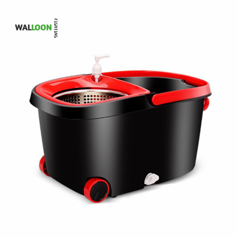 Вращающаяся швабра и ведро, набор для мытья пола без рук