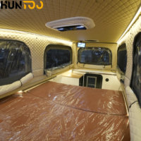 Caravane mobile de luxe Huntoo, mini-camping-car tout-terrain avec toilettes