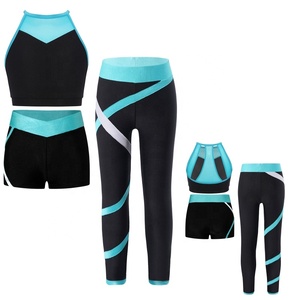 Conjunto Deportivo Personalizado de Alta Calidad para Niñas de 6 a 16 Años, para Entrenamiento, Ejercicio, Yoga, Correr, Ciclismo, Gimnasia, Proveedores de Ropa Deportiva - Product Image 5