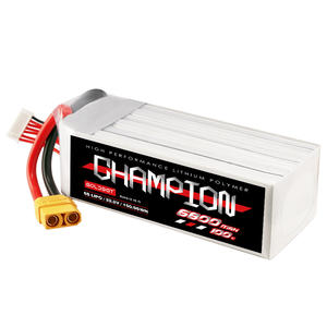 <span class=keywords><strong>CHAMPION</strong></span> <span class=keywords><strong>Precio</strong></span> de fábrica OEM/ODM 6800mAh 100C 6S 22,2 V Paquete de batería de litio recargable con conector Mini Odamiya para airsoft - Product Image 2