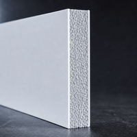 Panneau en mousse PVC pour décoration intérieure, imperméable, ignifuge, blanc, coextrudé, vente en gros