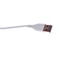 Câble USB-A vers USB-C 5A à charge rapide 18,5-20V 18W Blanc/Noir 1m Gaine TPE Conducteur en cuivre pur Appareils photo et imprimantes Appareils iOS