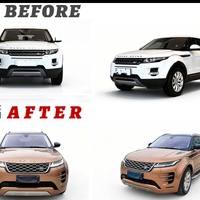 Adapté aux Range Rover Evoque L538 (ancien modèle) 2012-2018, mise à niveau vers le style 2025, pare-chocs avant à montage direct, sans découpe ni perçage